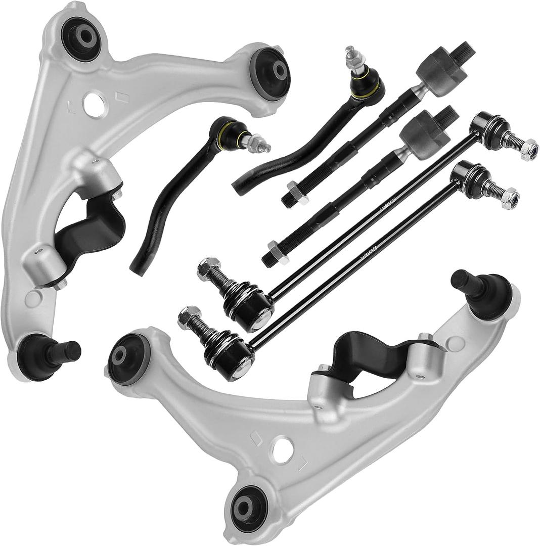 Front Upper and Lower Control Arm Kit Compatible with Nissan