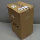 TIPGO Bathroom Trash Can with Lid, 10 Liter/ 2.6 Gallon Slim Garbage Can, Small Trash Bin Waste Basket with Pop-Up Lid for Kitchen, Bedroom, Living Room, Office (Black)