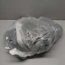 Lazy Chair with Ottoman, Comfy Accent Lounge Chair with Side Pocket, Modern Reading Armchair with Footrest, Upholstered Sofa Chair for Small Spaces, Bedroom, Living Room, Dorm, Dark grey