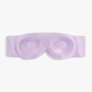 Dore & Rose Aura Sleep Mask, 100% Light Blocking Mulberry Silk Eye Mask (23 Momme), Extra Room for Lashes, Reduces Eye Bags & Dark Circles, Adjustable Travel Deep Sleep Mask for Men & Women (Purple)