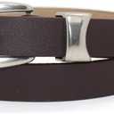 EMMIOL Y2K Belt for Women Star Studded Belt Vintage Gothic Grunge Punk Rock PU Leather Waistband (Fit Waist:26''-35'', Dark Camel)