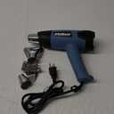 ROMECH Heat Gun, Heavy Duty Fast Heating, Variable Control 120F~1200F (50-500) 4 Nozzles Heat Gun for Crafting, Shrink Tubing,Vinyl Wrap (Blue)