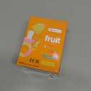 NatureBond Baby Food Feeder/Fruit Feeder Pacifier Nibbler (2 Pack) - Infant Teething Toy Teether Weaning in Appetizing Colors | + Additional Silicone Sacs (Sunshine Orange and Lemonade Yellow)