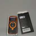 CASEKOO Cosmic Orange Glossy for iPhone 17 Pro Case [360 Spin Magnetic Stand][Fit for MagSafe][17FT Military Protection] Slim Polished Frame Titanium Alloy Sturdy Stand 6.3", Cosmic Orange