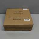 GIROFLIER Junko Flat Dinner Plate Set of 3, 10.8 inch with High Edge Dish Set - Microwave and Dishwasher Safe, Scratch Resistant, Modern Dinnerware- Kitchen Serving Dishes (Splash Blue)