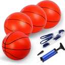 TNELTUEB Mini Basketball Replacement 8.5 Inch Pool Basketballs Ball Hoop Indoor Outdoor Toy, Fits All Standard Swimming Pool Basketball Hoop Pool Game Toy Water Games
