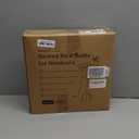 Webuys Heated Bird Baths for Outdoors, 100W Heated Birdbath Bowl for Outdoors for Winter with 5-Prong Metal Base Thermostat Control, Heated Bird Bath for Outside Winter Garden Patio Yard Lawn (Gray) 