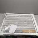 Auto-Close Baby Gate for Stairs & Doorways Dog Gate - Adjustable Steel Safety Gate with Dual Lock, Fits 29"-33" Wide, Pressure Mount No Drilling (White, 30-33" W x 30" H)