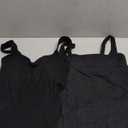 V FOR CITY Women's Cotton Tank Top with Shelf Bra Adjustable Wider Strap Camisole Basic Cami Tanks (Black)
