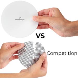 Human Intentions Jar Opener (3PK) - Rubber Jar Gripper for Weak Hands - Bottle Opener for Arthritic Hands - Jar/Lid Opener Gripper Pad - Non Tear - Coaster - Trivet