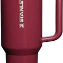 STANLEY Quencher ProTour Flip Straw Tumbler with Leakproof Lid | Built-In Straw & Handle | Cupholder Compatible for Travel | Insulated Stainless Steel Cup | BPA-Free (40 Ounces, Cranberry Gloss)