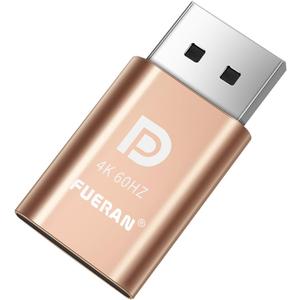 DP - DisplayPort Display Emulator EDID Emulator Plug 4K(fit Headless 2560x1600@60Hz-4096x2160@60Hz) Display Port Dummy Plug DisplayPort Compatible (4K-4096x2160@60Hz)