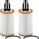 Dreyoo Oil Filter Compatible With HU7025z and 2761800009 (2 Pack) | Compatible With Mercedes Benz ML350 E350 C300 C400 S550 GLK350, Engine Cartridge Oil Filter Replacement with O rings
