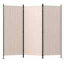 GOJOOASIS Room Divider, 3-Panel Folding Privacy Screen, Portable Separating with Metal Feet, Partition Room Divider