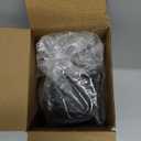 Saillong Universal Toilet Repair Kit Inside Tank, Include Fill Valve, 2 Inch Low Flow Rubber Flapper, Side Mount Flush Brass Handle, Adjustable Water Level Toilet Valve Kit(1 Set, Dark Grey, Red)