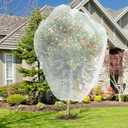 Large Fruit Tree Netting with Drawstring and Zipper, 10 * 10FT Garden Netting for Garden Protection, Insect Bird Netting for Fruit Trees, Protection from Anti Birds, Bugs,Cicadas, Insects