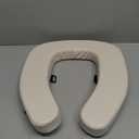 Soft Toilet Seat Cushion with 2-inch High-Density Foam Padded Toilet Cushion Toilet Seat Riser Waterproof PU Fabric-Suitable for Standard,Elongated Toilets(Beige)