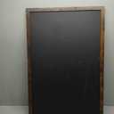 Loddie Doddie Large Magnetic Chalkboard - 24" x 36" Rustic Frame, Kitchen & Home Decor - Easy-to-Erase, Hanging Black Chalkboard for Wall - Blackboard