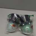 Viveta 2Pack Snowman Solar Lantern,Christmas Outdoor Hanging Lanterns, Waterproof Solar Lantern with Crackle Glass Ball for Garden Patio Yard Decor (Pinecone)