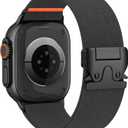 Elastic Sport Band for Apple Watch Ultra 3/2/1 Bands 49mm 46mm 45mm 44mm 42mm 41mm 40mm 38mm Men Women, Adjustable Parachute Buckle Nylon Fabric Wristband for iWatch Series 11 10 SE 9 8 7 6 5 4 3