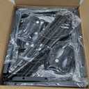 Garage Ball Storage Wall-Mounted & Floor Sports Equipment Organizer: Sports Ball Rack with Elastic Rope, Holder for Basketball, Soccer, Volleyball, Football, Garage, Gym, Black(Patent Pending) (Small)