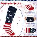 Zando Toddler Soccer Socks Breathable Athletic Socks for Boys & Girls (M)