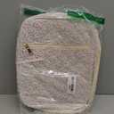 Bible Cover for Women, Large Quilted Case with Handle, Durable Bag and Carrying Case for Girls, Study Supplies Accessories, Christian Gift for Women (Mini Pink Flower, Large)