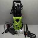 5000PSI Electric Pressure Washer - 2025 New Electric Power Washer with Upgraded 33ft Pressure Washer Hose Reel, Foam Cannon, 4 Nozzle Set, Power Washer for House/Patios/Car/Fence, Green (Green)