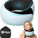 Travel Pillows for Airplanes, Neck Pillow for Traveling, Ergo Memory Foam Travel Pillow, Relief Neck Pain with Breathable Support for Long Flights, Airplanes, Car, Train & Office Use