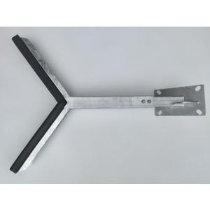 Hot Galvanized Bow Rest Catcher Assembly for Boat Trailer Adjustable,Post Covered with Marine Rubber,Hot dip galvanizing,Rust-Proof Marine-Grade Assembly