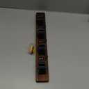 Broom Holder Wall Mounted, 4 Holders and 4 Hooks Mop Holder, Wooden Mop and Broom Holder with Anti slip rubber, Natural pine wood Brush Holder, Mop Wall Holde with Nail installation, Room Storage