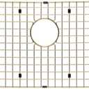 Starstar Sinks Protector Matte Gold 304 Stainless Steel Kitchen Sink Bottom Grid, Rack (26" x 14.375" Hole Top), Medium