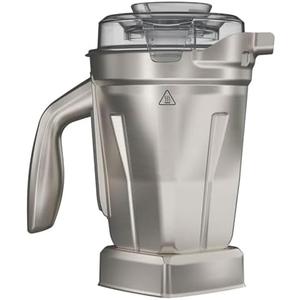 48 Oz Stainless Steel Blender Cup Container。Compatible For Vitamix 750 5200 5300 6300 6500 780 。1.4L Smoothie Machine Accessories Cup Fitting With Blade Lid