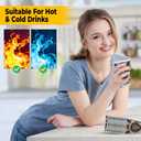 50 Pack 12 oz Double Wall Paper Coffee Cups with Lids & Sleeves Leak-Free Insulated Disposable To-Go Cups for Hot & Cold Drinks Perfect for Office, Home, Caf & Events