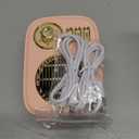 Retro Bluetooth Speaker, Vintage Decor, Gifts for Women Men Teen Girls,Portable Wireless Bluetooth Speaker, Cute Aesthetic Style for Office Kitchen Desk Bedroom Outdoor Support USB/TF Card/AUX (Pink)