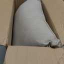 Sunbrella 21'' x 14'' Rectangle Outdoor Throw Pillow With Removable Cover (Set of 2), Cast Ash