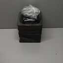 1 Gallon Drink Dispenser with Spigot 18/8 Stainless Steel  Airtight & Leakproof Glass Sun Tea Jar with Anti-Rust Lids, Beverage Dispenser for Parties - Laundry Detergent Holder (Single, Silver)