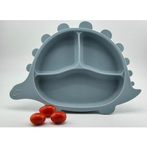 Dinosaur Feeding-shaped silicone baby plate/Suction Plates for Baby/NO BPA
