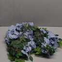 Wisteria Artificial Flowers Garland 2PCS 5.91FT/Peice Fake Wisteria Vines Dusty Blue Faux Wisteria Rattan Silk Hanging Flowers for Wedding Arch Decorations Garden Floral Decor (Dusty Blue)