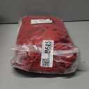 Deconovo Christmas Blackout Curtains, Thermal Insulated, W52 x L45 2 Panels, Back Tab, Machine Washable, Room-Darkening Drapes for Bedroom/Living Room Red