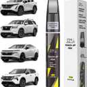 Everest White Pearl TriCoat(QBE) for Nissan Touch Up Paint Pen, 2 in 1 Car Scratch Remover with Pen Tip and Brush, Exact Color-Matched for Car Paint Scratch Repair, Quick & Easy Fix Chips and Nicks