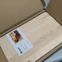 Hard Maple Cutting Board for Kitchen 16X10  1.0 Thick, Reversible Wood Cutting Boards with Invisible Inner Handle, Eased Corners, Wooden Chopping Board