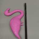 JOYIN 3 Pack Large Pink Flamingo Yard Decorations, Medium Plastic Lawn Flamingo Ornament Stakes with Rubber Coating Metal Legs for Yard, Garden, Luau Party Gift (11in x 20in)