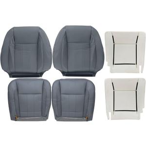 NLQR Leather Seat Covers & Foam Compatible with Dodge Ram 2006-2009