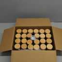 Square Spice Jars with Bamboo Wooden Lid (Pack of 24) Spice Jars with Shaker Insert and 240 Labels - Bamboo Lid Glass Container for Spice Organisation [4.3 in  1.8 in]