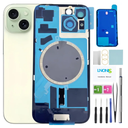 15 Back Glass Replacement for iPhone 15 Rear Back Cover Glass Waterproof and Camera Lens+Professional Repair Tool Kit (Green), Missing details