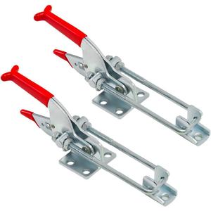 2PCS 2000lbs Toggle Clamp 431,Heavy Duty Toggle Latch Clamp,Tire Carrier Latch,Quick Release Latch,Cam Lever Clamp.Adjustable Latch for Lid Latch,Cam Clamp Latch,Pull Latch & Draw Latch Hardware