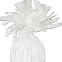 Beistle White Metallic Wrapped Balloon Weight, 2 Pc