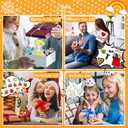 12 Sheets Printable Shrink Paper Sheets Plastic for Inkjet Printer, Shrink Art Paper for Crafts DIY Keychain Making, Mother's Day, Father's Day Gifts (Semitransparent, 8.27 x 11.61 inch)