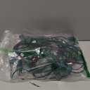 25Ft C9 Christmas Multicolor String Lights, Vintage Christmas Lights with 27 C9 Clear Red/Green/Frosted White Bulbs, Outdoor Hanging Patio Lights for Xmas Tree Path Roofline Wedding Party Decoration